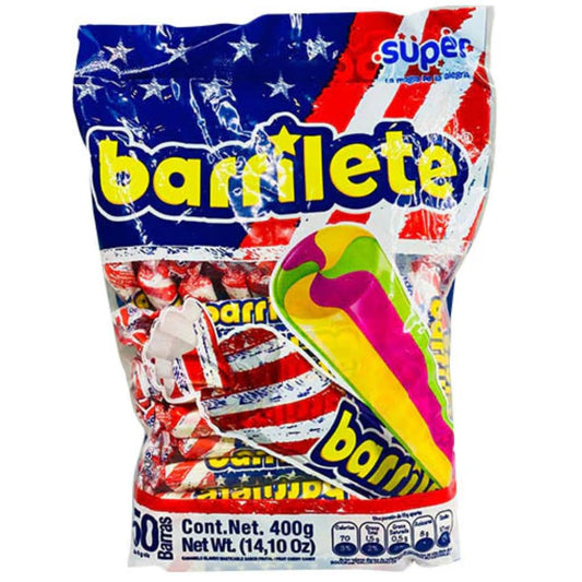 2 Pack Barrilete SUPER – 100 Count Total (800g / 28.2 oz) – Chewy Fruit - Flavored Candy from Colombia - JETa Imports®