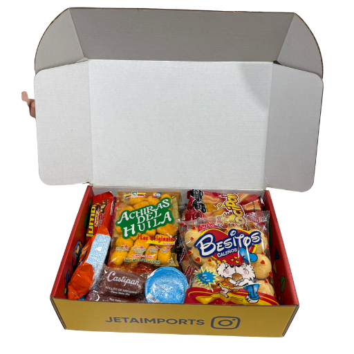 Colombian Mekato Candy Box Variety Pack – Over 30 Authentic Colombian Snacks & Sweets – Assorted Gift Box from Colombia – Perfect for Birthdays, Valentine’s, Special Events
