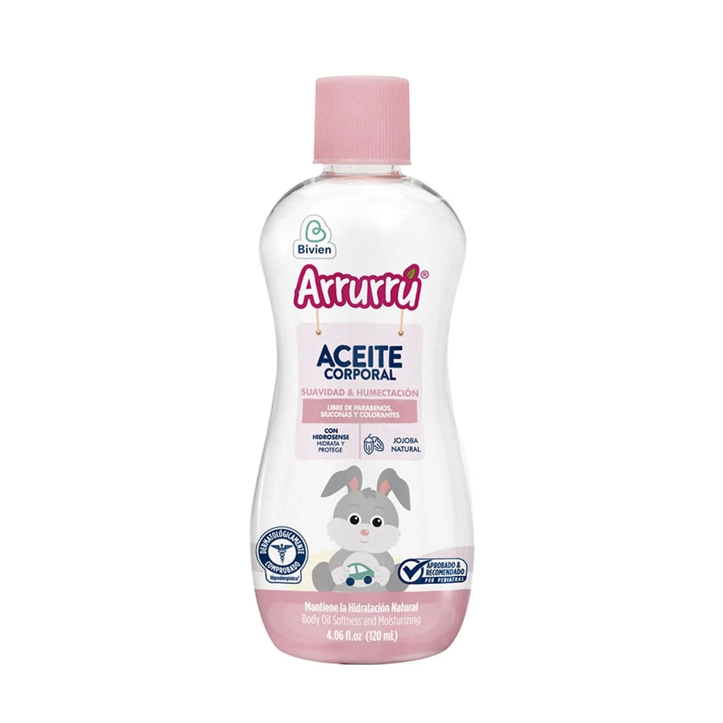 Arrurrú Baby Body Oil – Softness & Hydration – 120ml (4.05 fl oz) – Moisturizing Baby Oil with Natural Ingredients – Dermatologically Tested – Imported from Colombia - JETa Imports®