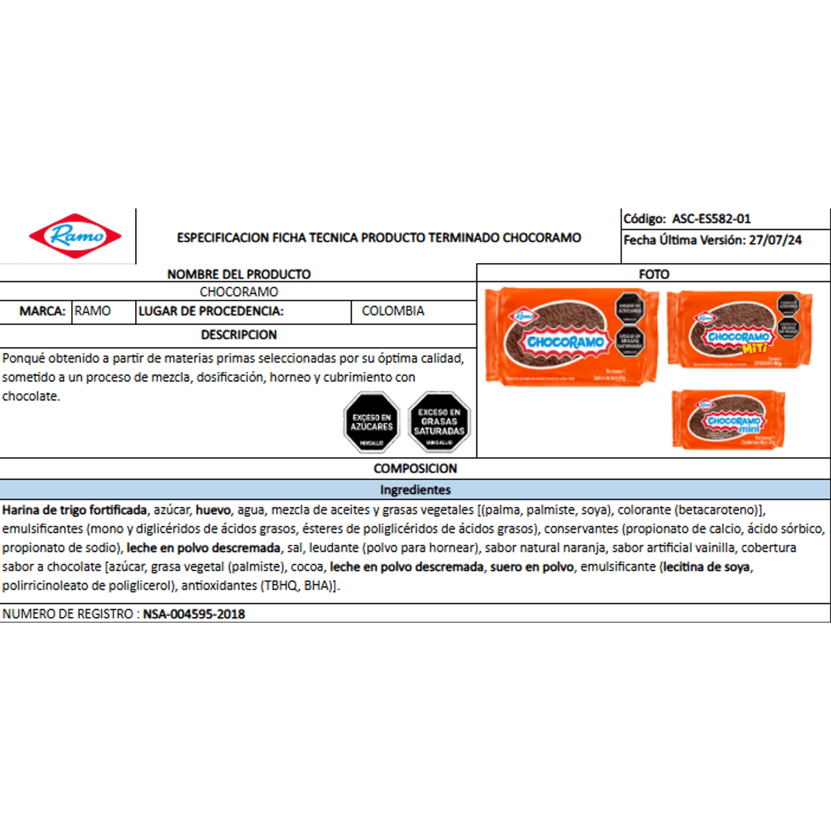 ChocoCake Chocoramo 5 Pack - 65g - JETa Imports®