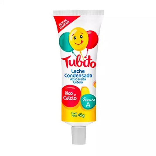 Condelac Tubito Sweetened Condensed Milk 12 Pack (45g Each / 1.59 oz) – Portable Squeeze Tubes – Imported - JETa Imports®