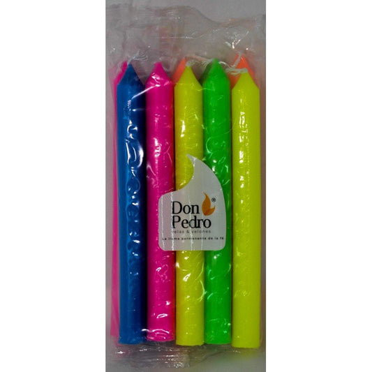 Don Pedro Candles | 10 Units - Size 15x1.7 cm - JETa Imports®