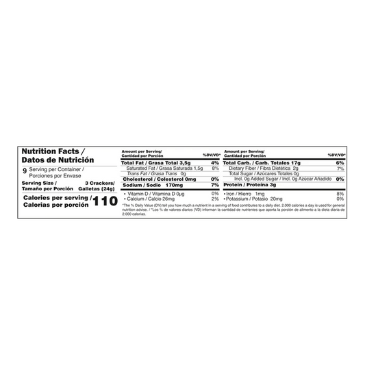 Dux Wheat Saltines & Oat Fiber Crackers – 9 Count Bag – 216g (7.6 oz) – Colombian Whole Grain Snack – Imported from Colombia - JETa Imports®