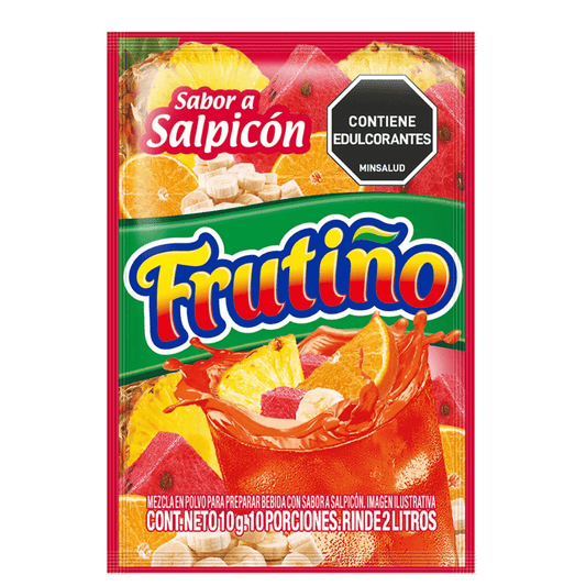 FRUTIÑO Salpicón Fruit Powdered Drink Mix – Box of 20 Pouches – Makes 2 Liters Per Pouch - JETa Imports®