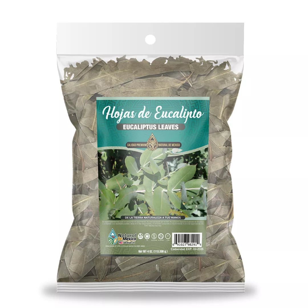 Hojas de Eucalipto Sanitizada / Eucalyptus Leaves Tea 4 oz Natural de Mexico - JETa Imports®