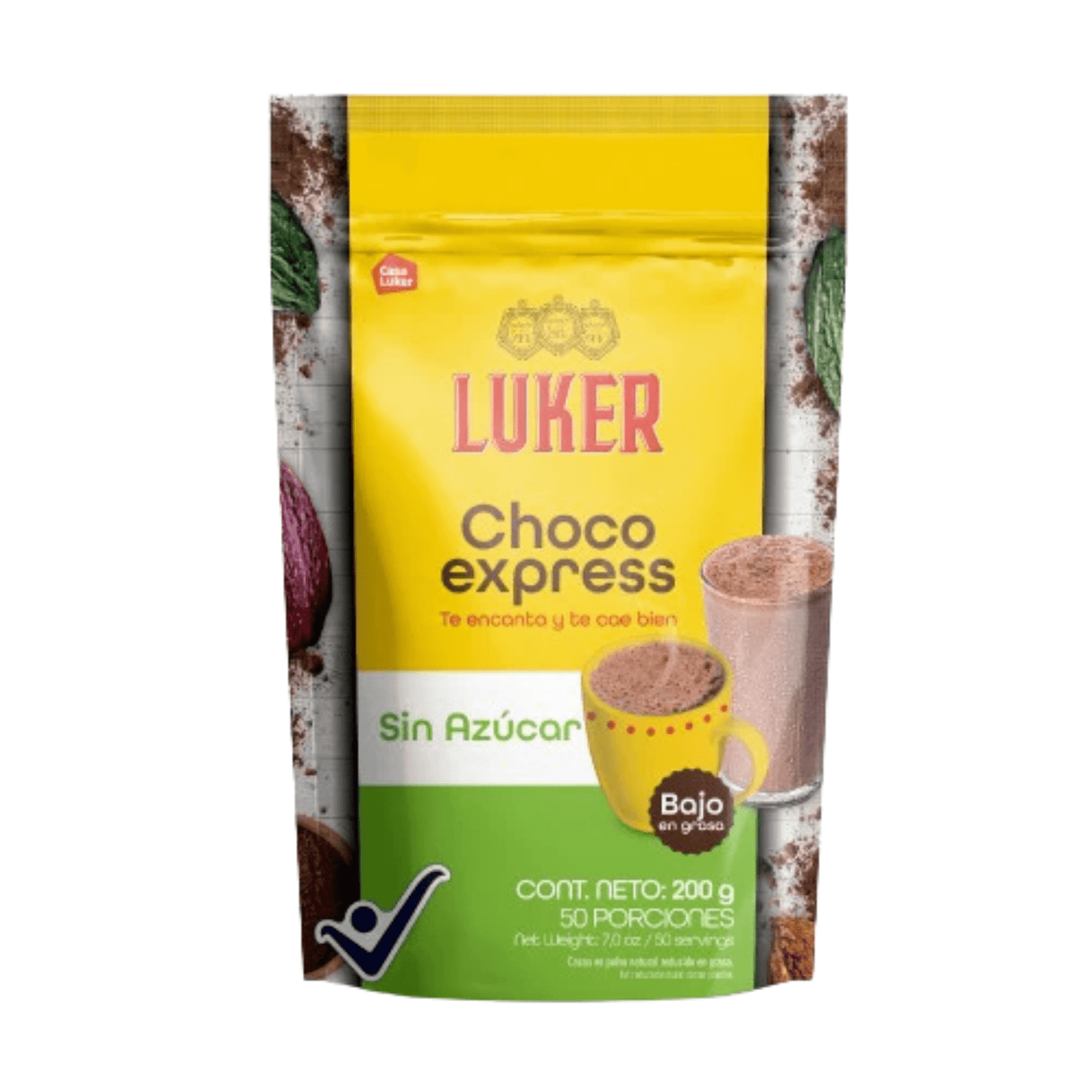 Hot Chocolate Luker Chocoexpress Sin Azúcar 200g - JETa Imports®