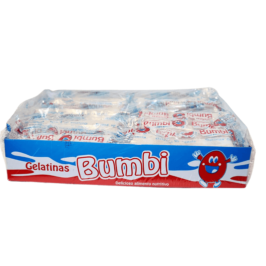 Jalea de Pata Gelatinas Bumbi - 1 Box (16 Units) – Traditional Colombian Beef Gelatin Candy - JETa Imports®