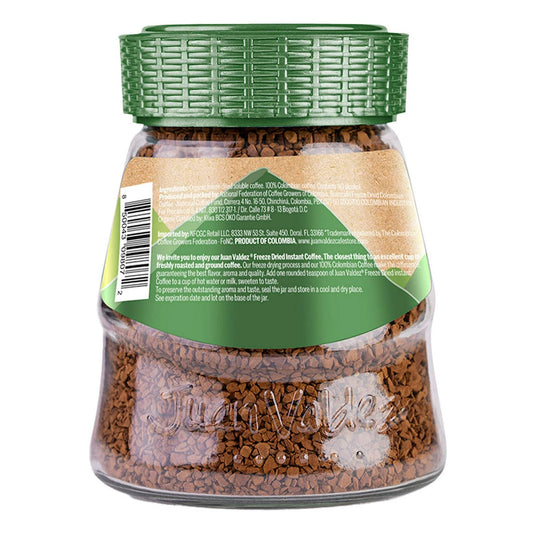 Juan Valdez Organic Freeze Dried Instant Coffee – 95 g (3.35 oz) – Premium Colombian Flavored Instant Coffee – Imported - JETa Imports®