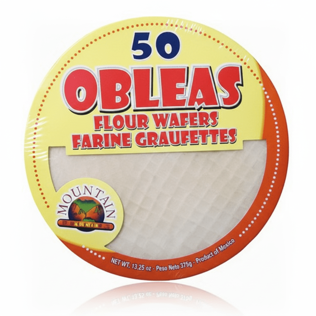 Mountain Delight Obleas Wafer Discs – 50 Count – Traditional Colombian Wafer Cookies – Imported - JETa Imports®