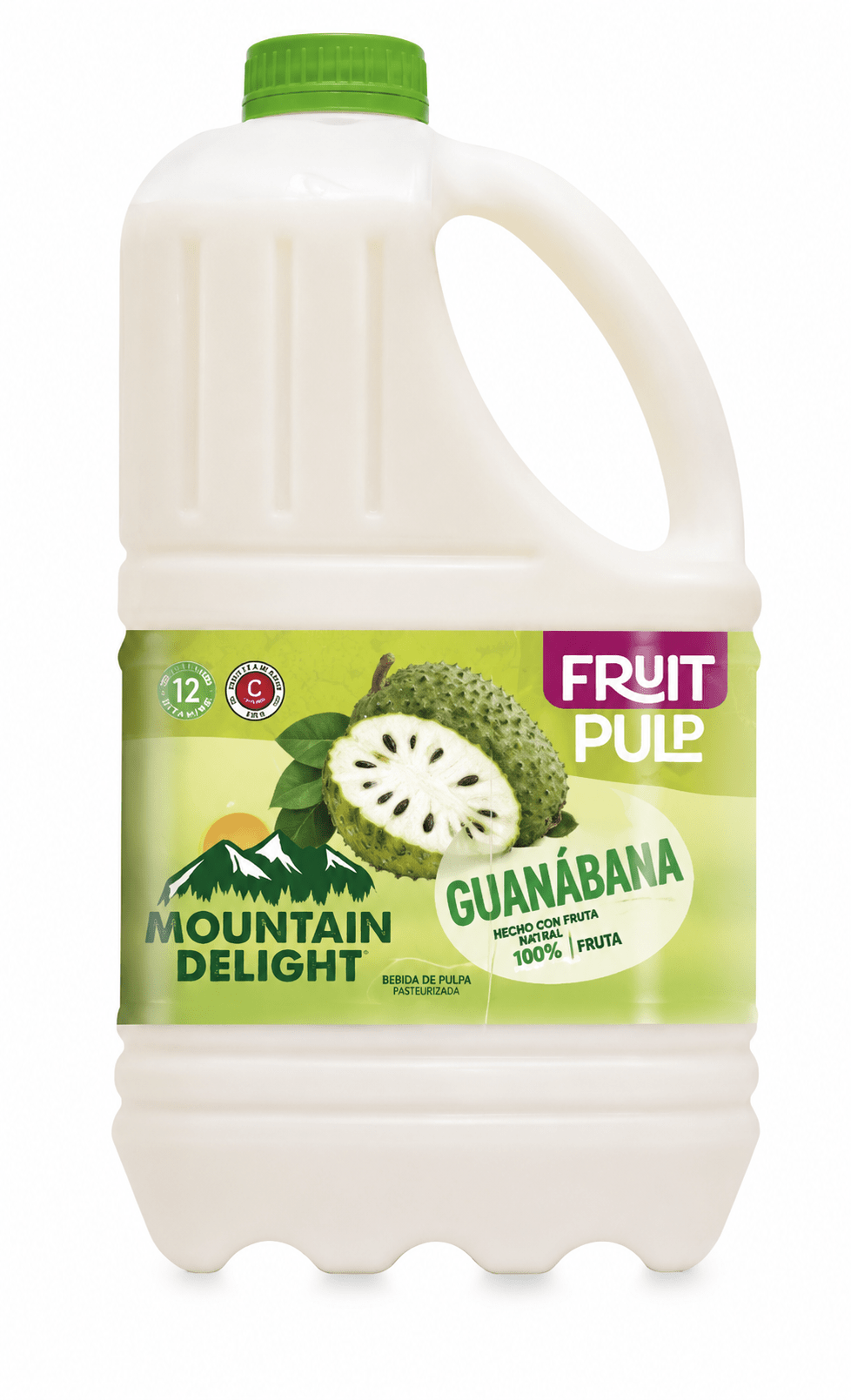 Mountain Delight Soursop Fruit Pulp (Guanábana) 64 fl oz (1.89 L) – Ready - to - Use Fruit Purée – Imported from Colombia - JETa Imports®