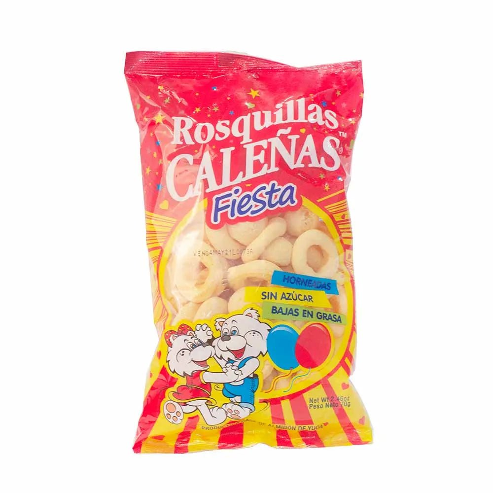 Rosquillas Caleñas Fiesta – 70g (2.47 oz) 1 Pack – Traditional Colombian Baked Cheese Rings - JETa Imports®
