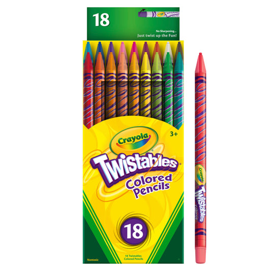 Crayola 18ct. Twistable Colored Pencils - 1 Pack