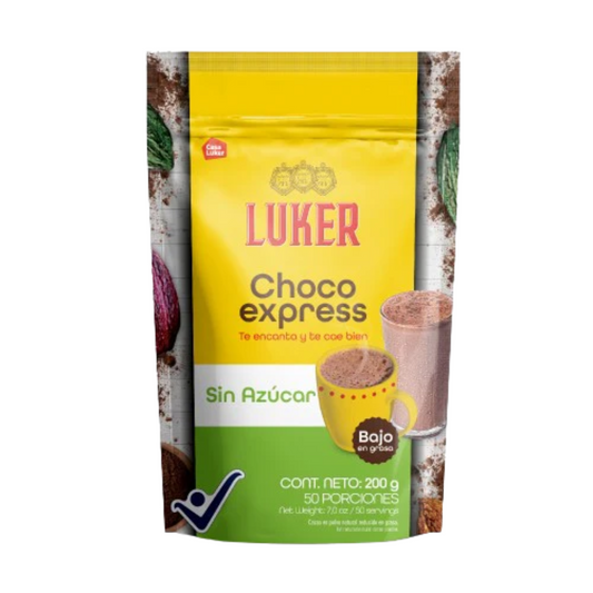 Hot Chocolate Luker Chocoexpress Sin Azúcar 200g