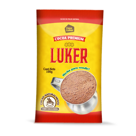 Hot Chocolate Luker Cocoa Premium - En Polvo  0% Colesterol (230g)