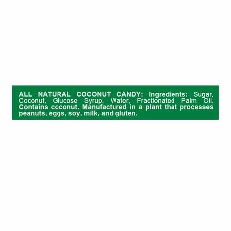 Supercoco Tirudito Coconut Chewy Candy Sticks, 40 Count, 320g (11.29 oz), 8g Each, Individually Wrapped Colombian Coconut Candy, Imported from Colombia
