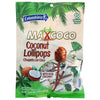 Colombina Maxcoco Coconut Lollipops – 252g (8.89 oz) – Creamy Coconut Candy Pops – Imported from Colombia