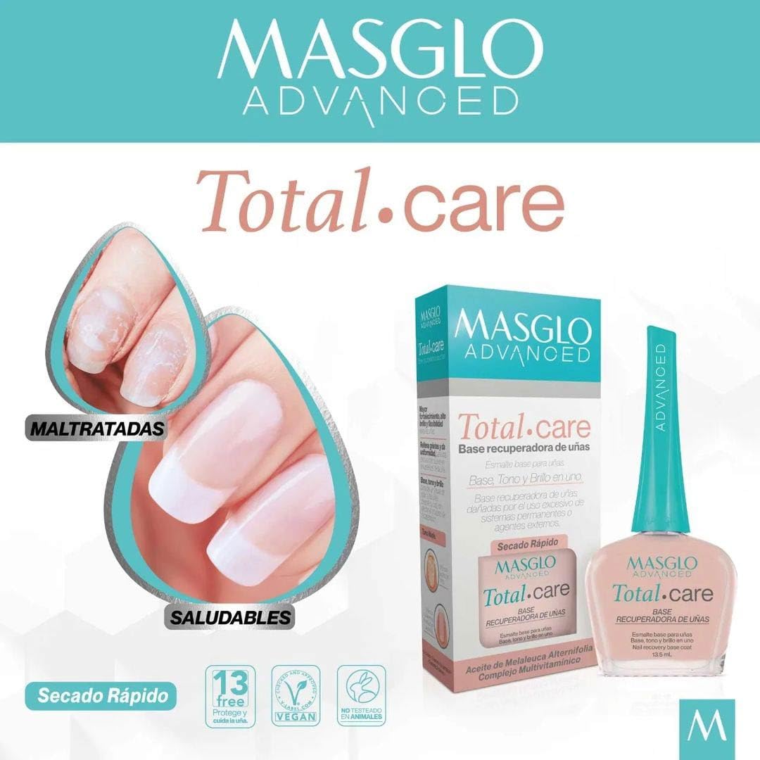 Base Recuperadora de Uñas Clinical Total Care Masglo Esmalte de Uñas