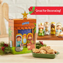 Assorted butter Flavor Cookies in a Nativity Box - 5.29oz Christmas Gift