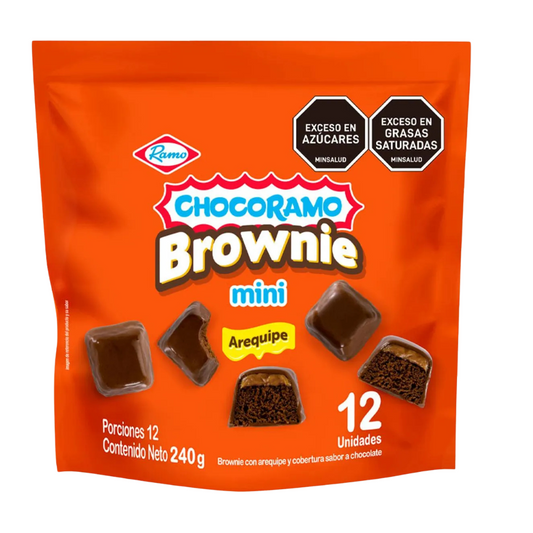 Brownie Chocoramo mini Caramel 12 Pack x20g Each