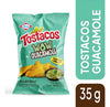 Tostacos Guacamole Wow Flavored Corn Chips 12 Pack (35g Each) – Crunchy Snack Chips – Imported from Colombia