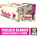 Trululu Chocolores White Chocolate-Coated Gummies – 12 Pack – 360g (12.7 oz)  – Imported from Colombia