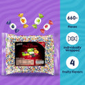Colombina Delicate Fruit Drops Hard Candy 2.2 lb (1 kg) – 4 Assorted Fruit Flavors – Individually Wrapped – Imported from Colombia