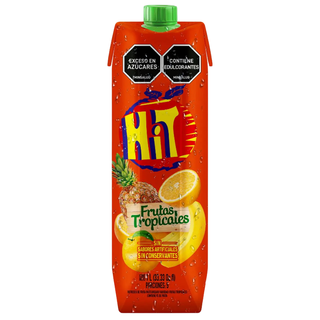 Jugo Hit Colombiano tetrapak x1L - Importado de Colombia