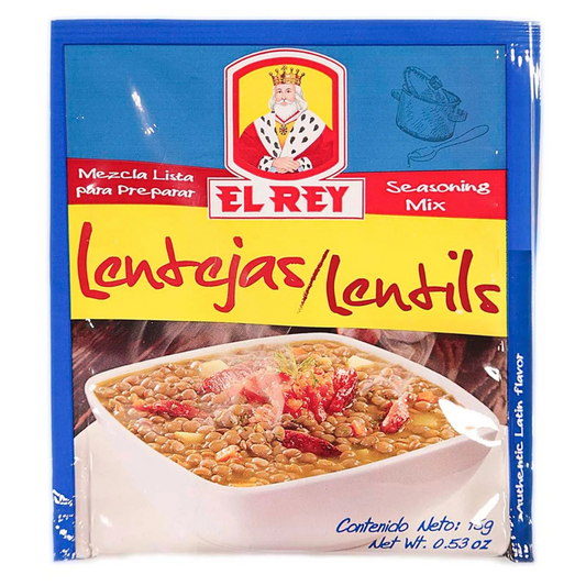 Mezcla Lista El Rey Lentejas - 15g (0.5oz) - Perfect Seasoning for Lentils