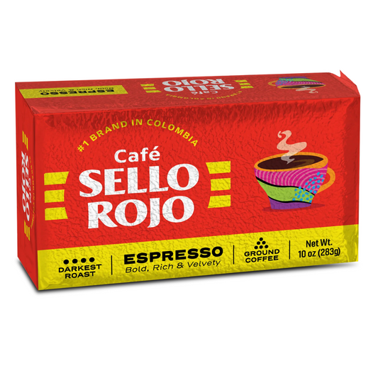 Cafe Sello Rojo Espresso Ground Coffee - 10oz