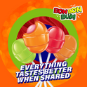 Bon Bon Bum – Fruity Lollipop with Bubble Gum center – Perfect for Parties and Sharing