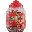 Bon Bon Bum – Fruity Lollipop with Bubble Gum center – Perfect for Parties and Sharing