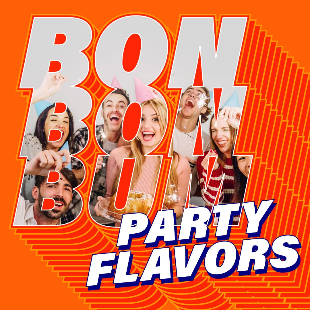 Bon Bon Bum – Fruity Lollipop with Bubble Gum center – Perfect for Parties and Sharing