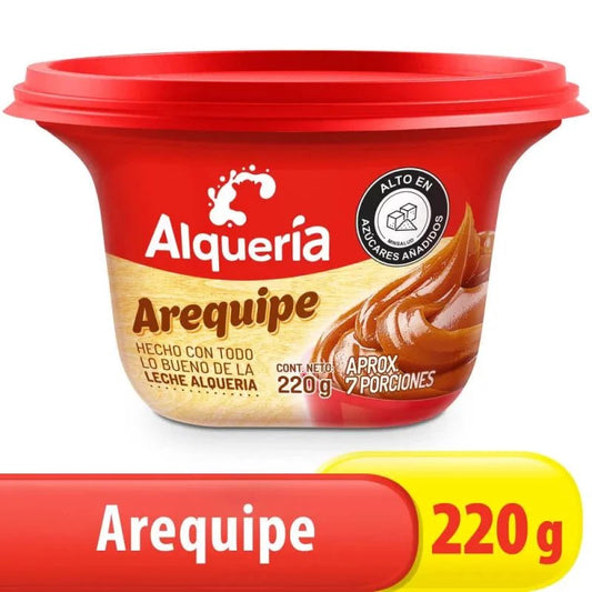 Arequipe Alquería Tradicional - 220g Dulce de Leche (7.76 oz) - Colombian Caramel Spread - JETa Imports®