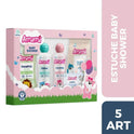 Arrurrú Baby Shower Kit – Pink Edition – 5 Essential Items for Newborn Care – Shampoo, Cologne, Moisturizing Cream, Soap Bar & Wipes – Imported from Colombia - JETa Imports®