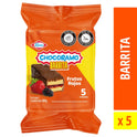 Barra Chocorramo con Mermelada Frutos Rojos – 5 - Pack (200g / 7.05 oz Each) – Chocolate - Covered Cake with Fruit Jam - JETa Imports®