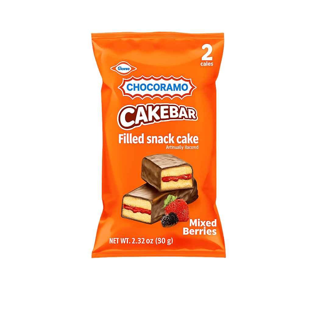 Barrita Cakebar Chocoramo 2 Pack - 80g (2.82 oz) - Chocolate - Covered Cake Bar - JETa Imports®