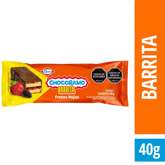 Barrita Chocorramo - 40g (1.41 oz) - Chocolate - Covered Cake Bar - JETa Imports®