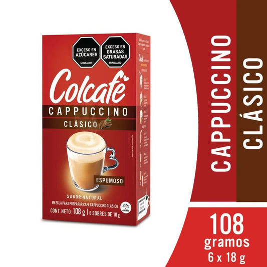 Café COLCAFÉ Cappuccino Clásico - 3.8 oz - Creamy and Rich Instant Coffee - JETa Imports®