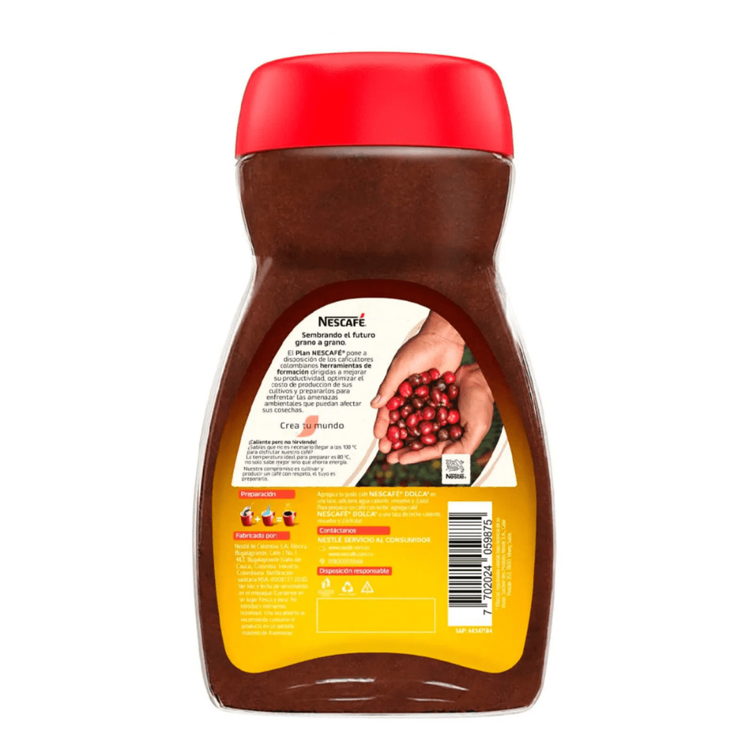 Café Nescafé Dolca Soluble - 170g - Instant Coffee - JETa Imports®