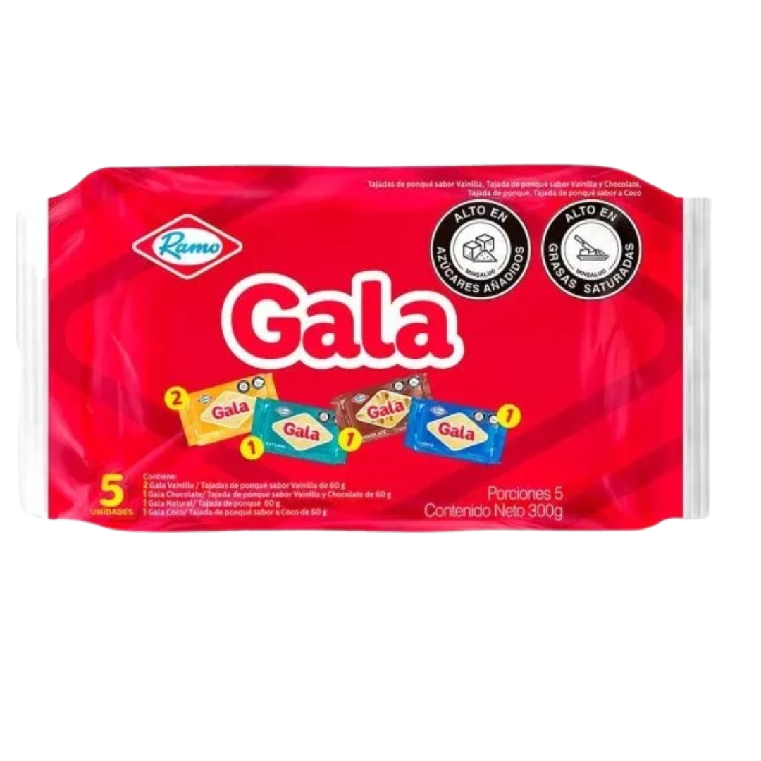 Cake Gala Ramo Surtido 5 Pack