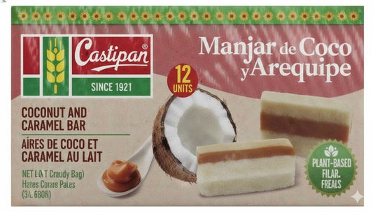 Castipan Combinado Caramel, Guava & Coconut – 14.8 oz (420 g) – Colombian Sweet Trio Pastry Treat – Imported from Colombia - JETa Imports®