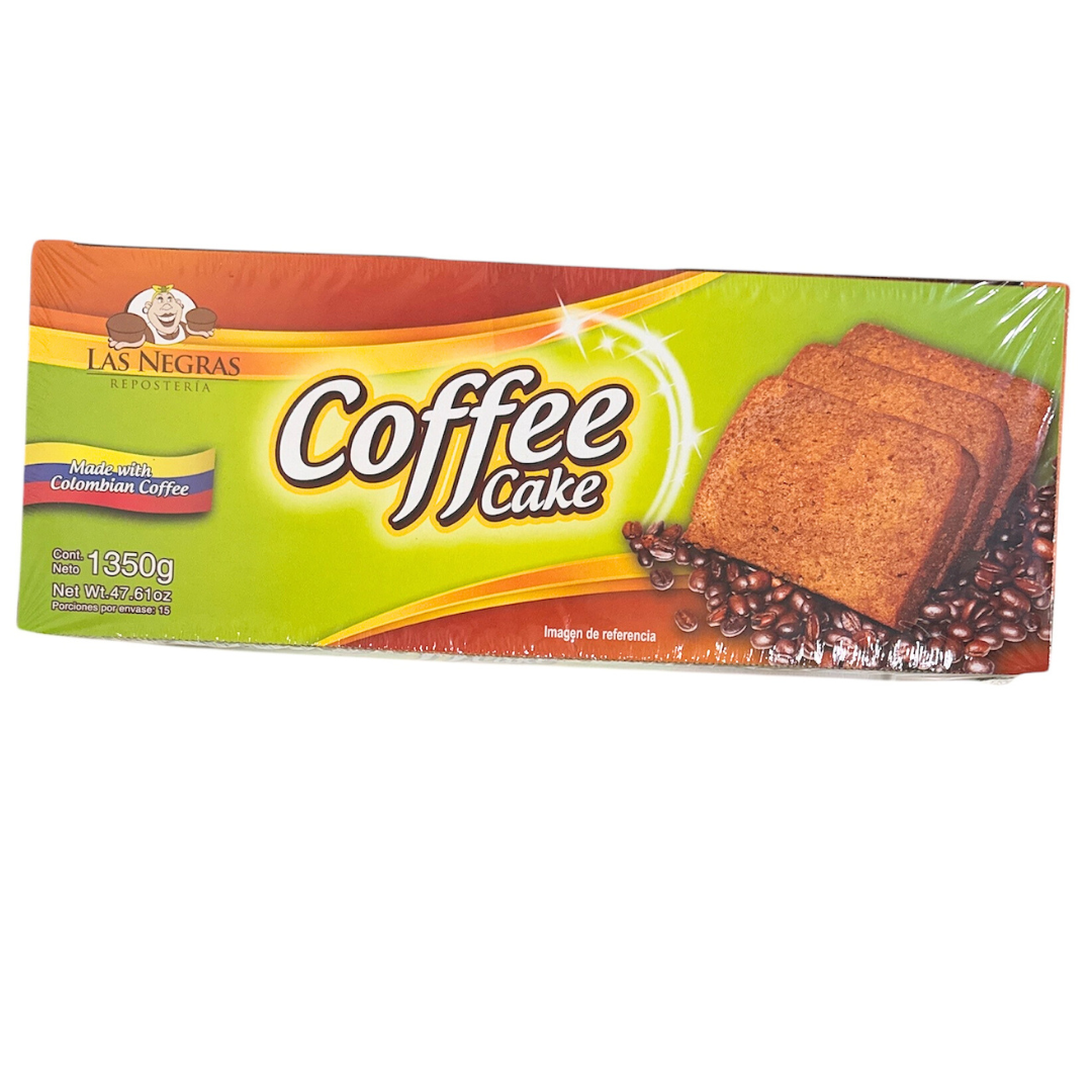 Torta de Café Colombiano Las Negras - 15 Pack Individually Wrapped - 47.61 oz - Colombian Coffee Cake