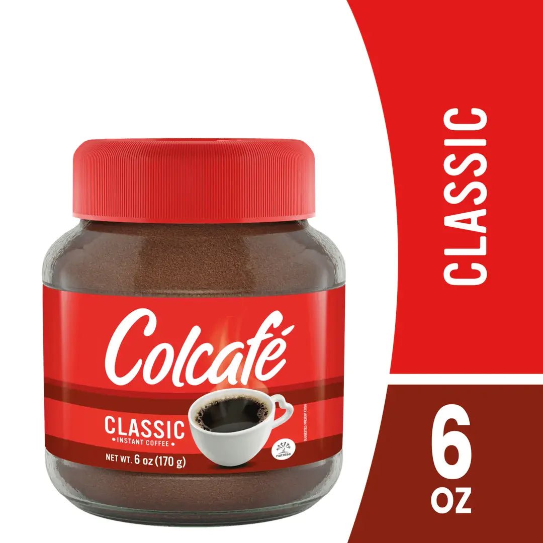 Colcafé Instant Coffee Powder - 6 oz Jar - Rich and Convenient Colombian Coffee - JETa Imports®