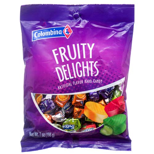 Colombina Fruity Delights (Fruticas Surtidas) Hard Candy - 0.7 oz Bag - Sweet and Tangy Treats - JETa Imports®