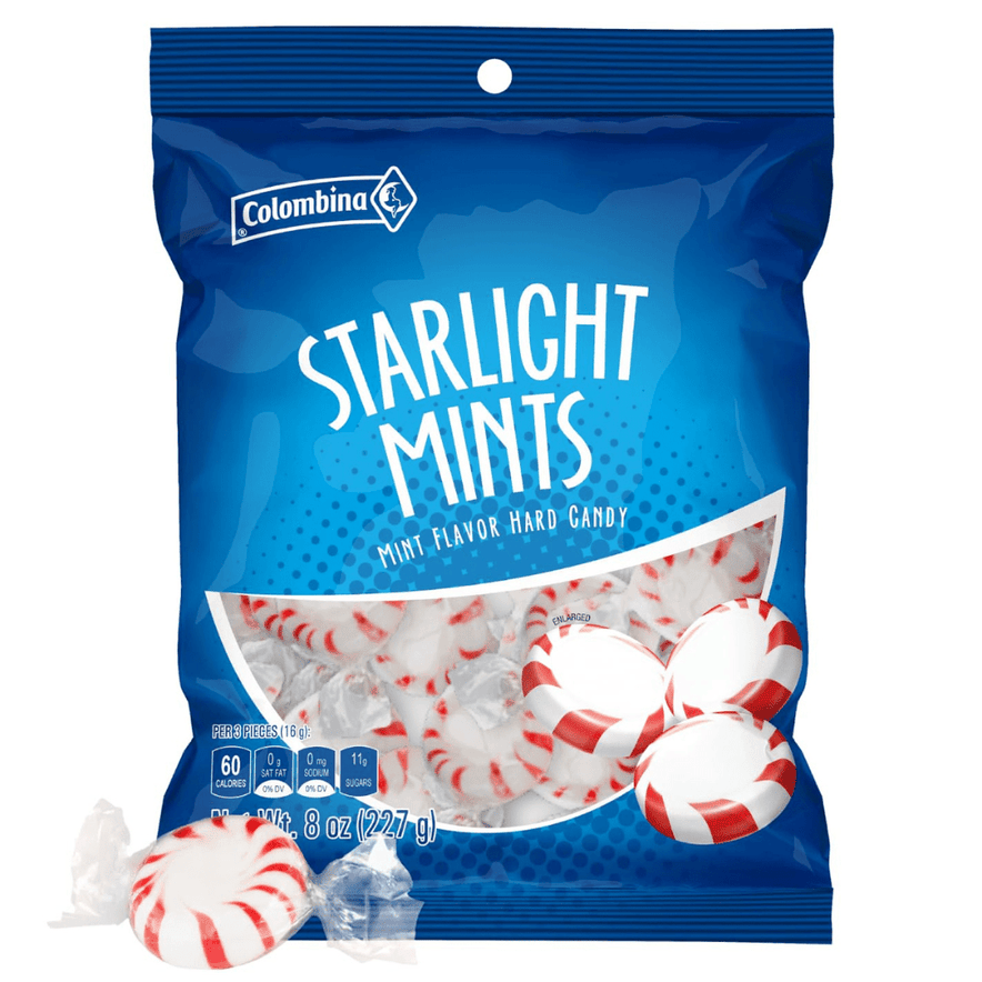 Colombina Starlight Mints - Refreshing Mint Flavor Hard Candy Colombina Starlight Mints - Refreshing Mint Flavor Hard Candy