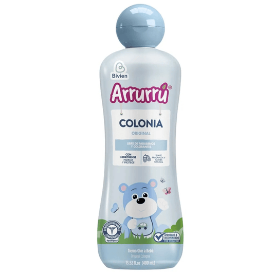 Colonia de Bebé Arrurrú Original Azul - 400ml (13.52oz) - Gentle Baby Fragrance - JETa Imports®