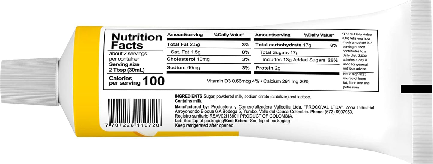Condelac Tubito Sweetened Condensed Milk 12 Pack (45g Each / 1.59 oz) – Portable Squeeze Tubes – Imported - JETa Imports®