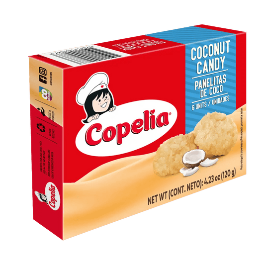 Copelia Coconut Candy (Panelitas de Coco) 6 Pack (4.23 oz Each) – Traditional Coconut Sweet – Imported - JETa Imports®