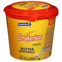Colombina Crakeñas Premium Butter Crackers Tin 21.43 oz (607g) – Crispy Butter Crackers – Imported from Colombia