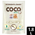 Detergente Líquido Coco Varela 1.8L Doypack (60.8 Fl oz) Gentle Cleaning Power – Colombian import